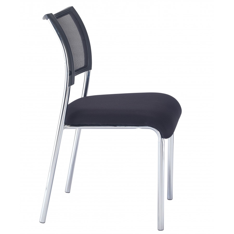 Jupiter Mesh Back Chrome Frame Meeting Chairs 